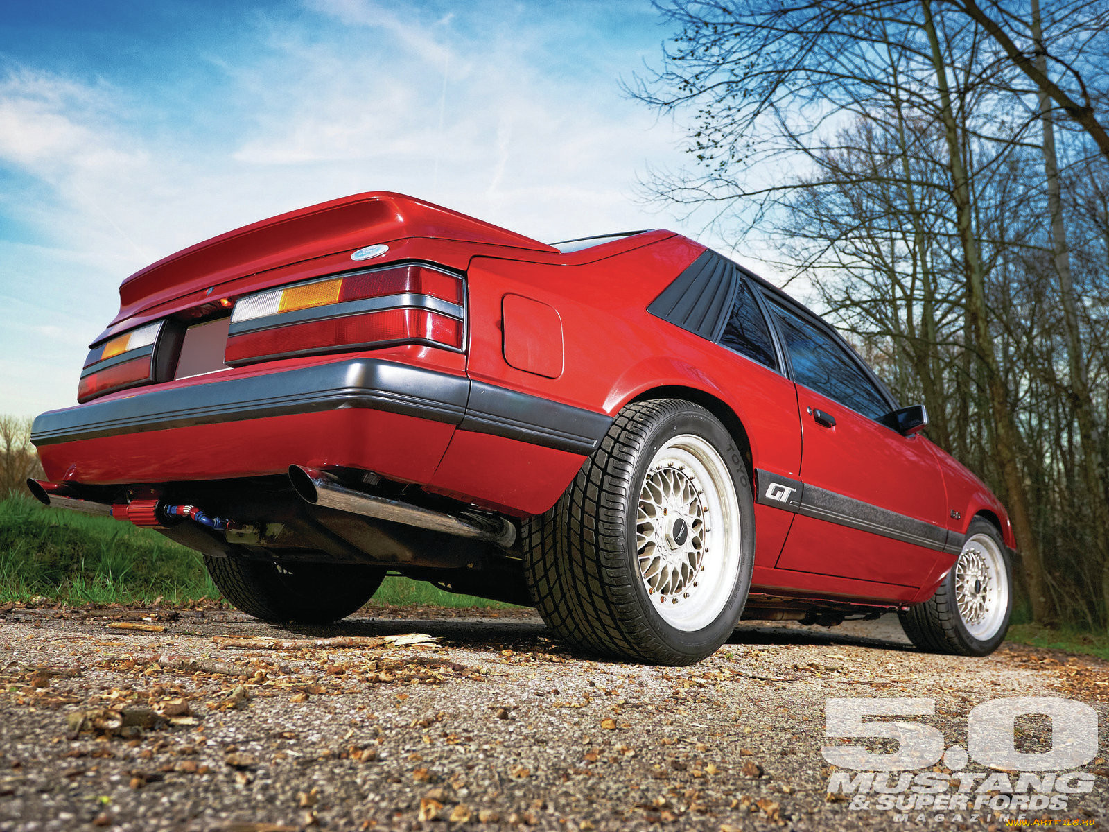 1985, blown, ford, mustang, gt, warp, speed, 